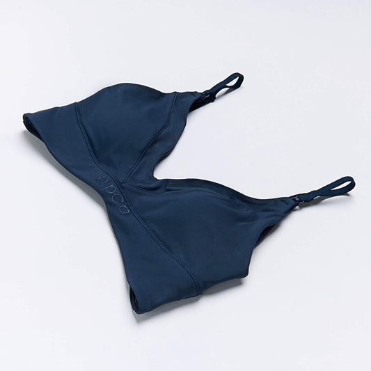 Product photo of the NipCo Maternity Bra in navy