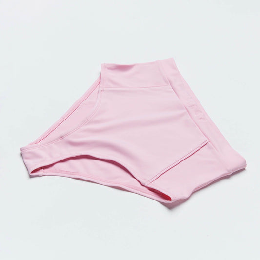 Product photograph of NipCo High Waisted Briefs in Soft Pink